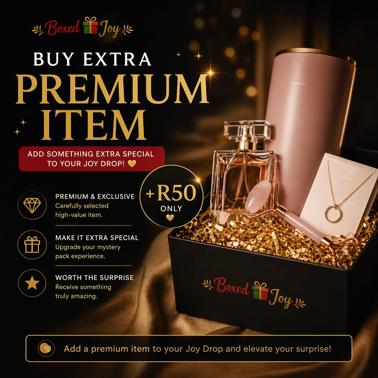 Premium Upgrade to your Mystery Box